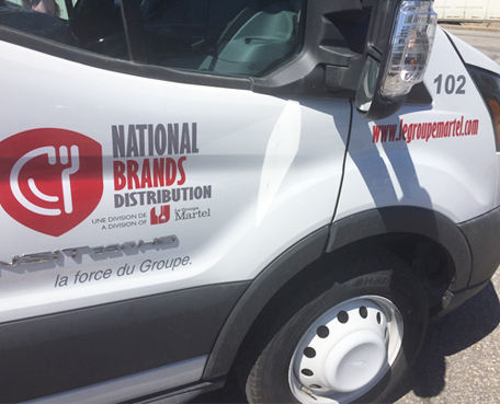 national brands camion livraison